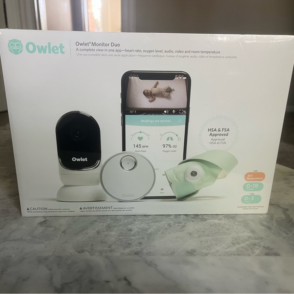 Owlet monitor duo NWT